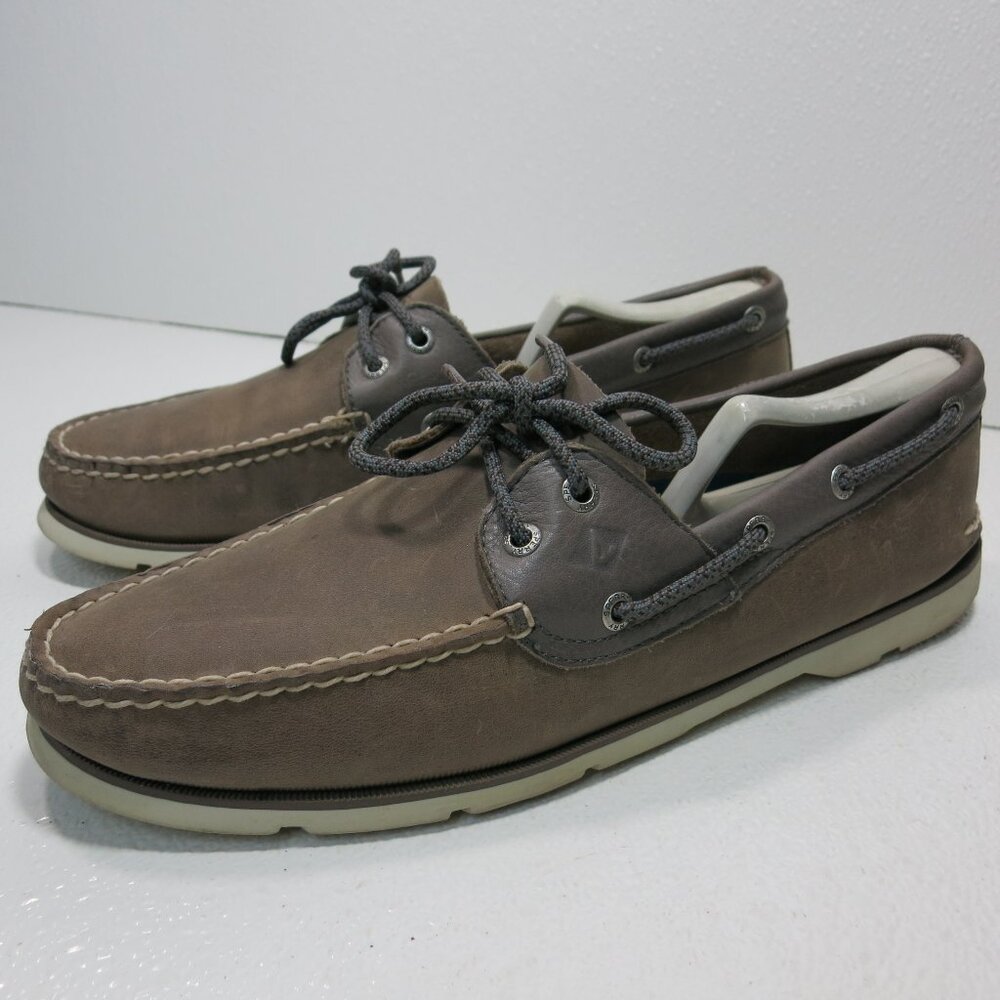 Sperry Nubuck Leather Top-Sider Deck Boat Men's Footwear Comfort Shoes 10.5
